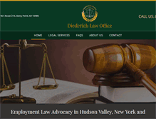 Tablet Screenshot of diederichlaw.com